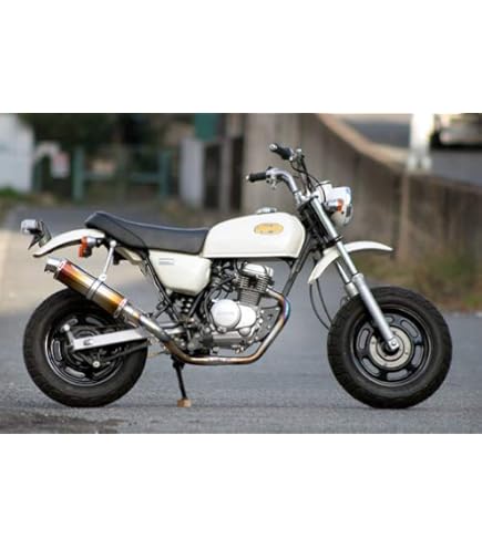 Realize スズキ バンバン200 100φ砲弾SUS (Type3) 楽天市場】バンバン200（VANVAN）キャブ車 100Φ砲弾ステンレスマフラー